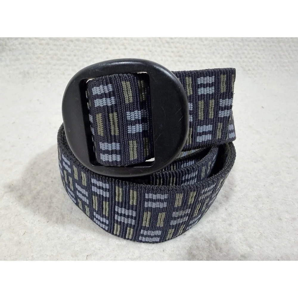Mossimo Reversible Web Belt Geometric Pattern 1 Inch Casual Streetwear